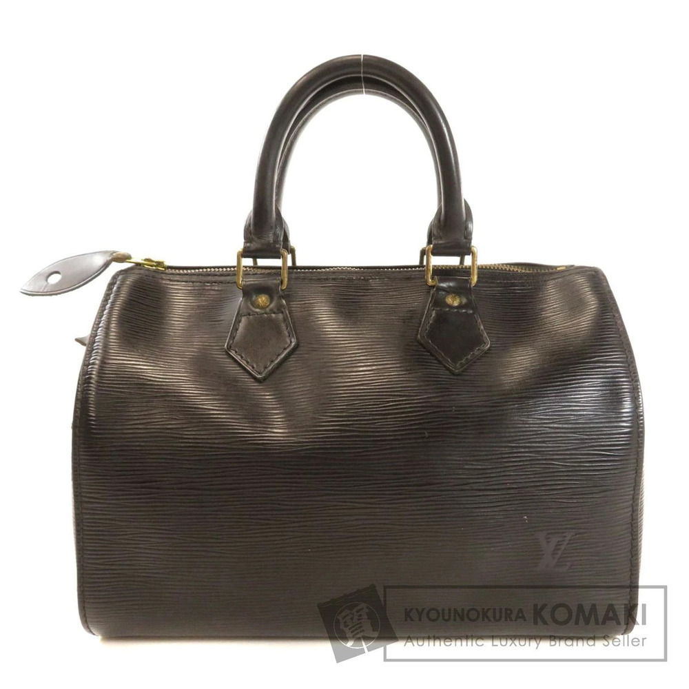 Louis Vuitton Speedy Top Handle Bag Epi Leather Green Black